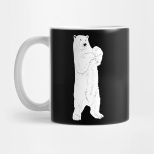 Standing polar bear Mug